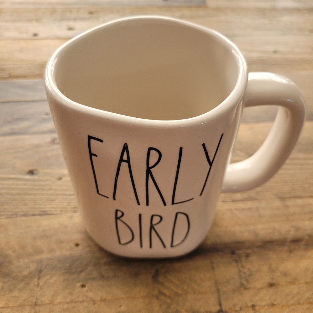 Early bird Rae Dunn coffee / tea mug